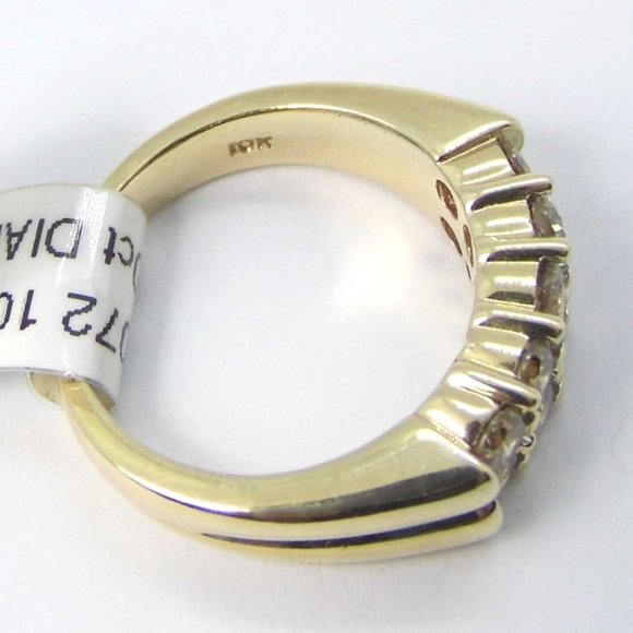 1.40 ct Brown DIAMOND 10KY Gold Ring w/Certificate - Picture 6 of 8